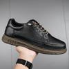 Nowe Męskie Buty Codzienne z Prawdziwej Skóry Luksusowej Marki Formalne Wygodne Sneakersy Outdoorowe Designerskie Buty Sportowe Tenis Masculino