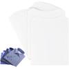BENECREAT 20 PCS White Cardboard Shirt Inserts, 13.4x10.2inch Foldable lining Fold for DIY Packaging Inserts, Organising Clothes, 0.5mm Thick