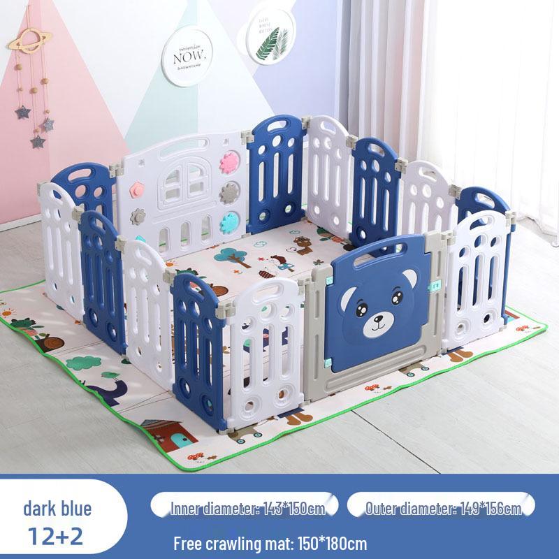 Baby Safety Playpen with Crawling Mat – Indoor Toddler Barrier