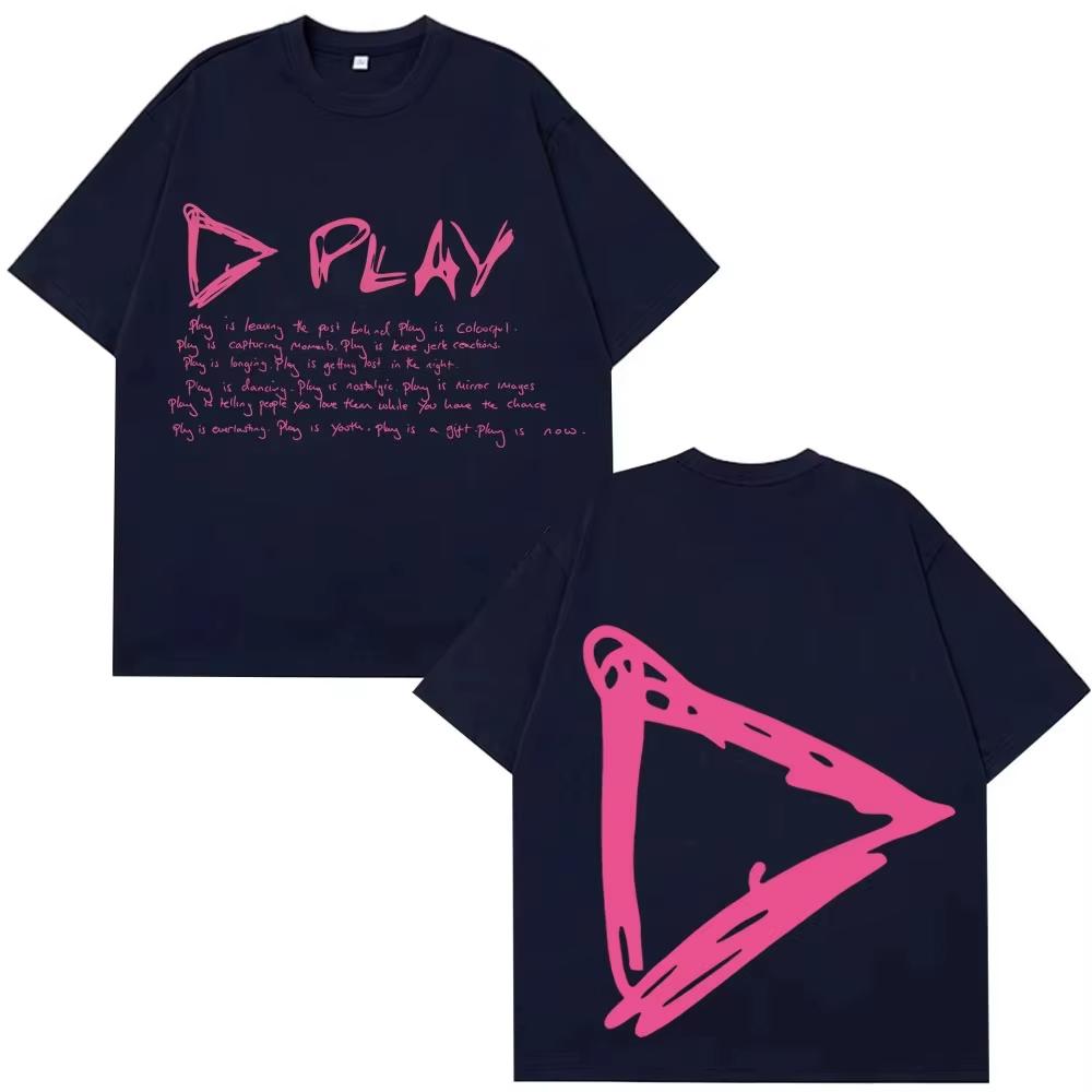 Ed Sheeran Play Tour New Mens TShirt  Stylish Harajuku Street Style Loose Fit Casual Suitable for Couples  Streetwear Top