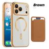 Magnetic Leather Transparent Flip Wallet Case For iPhone 17Air/16 pro Max 15 14/13/12/11 with Card Holder Bumper Bag Built-in Stand