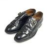 70s-80s England Made/Lotus/MILFORD U/Monk Strap Shoes/8/26.5cm/Black/