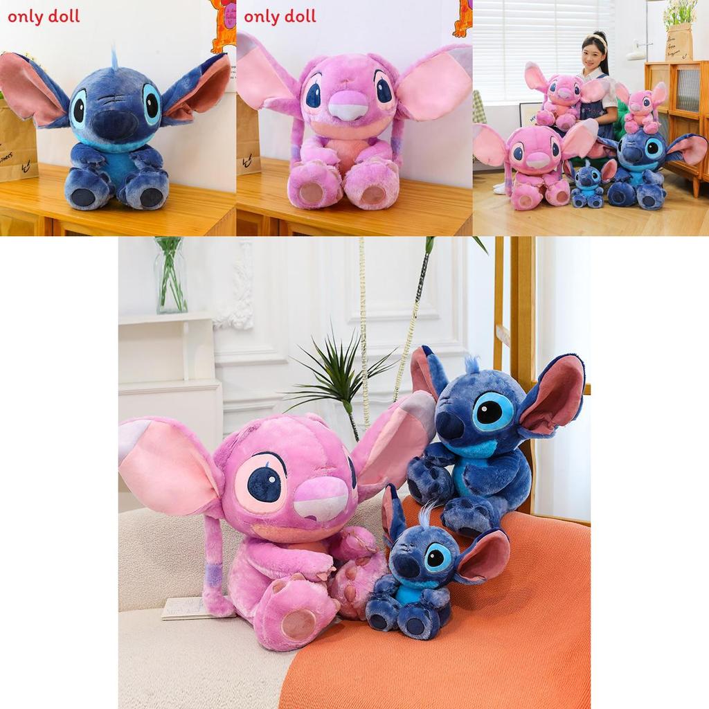 Söt Tecknad Stitch Ängel Gosedjursdocka Leksak För Barn Och Samlare