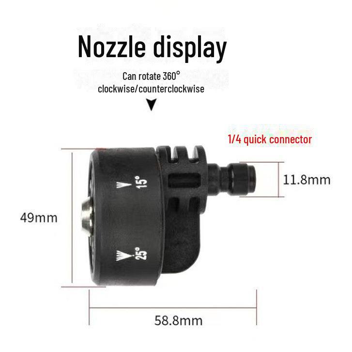 Kabellose Autowaschpistole mit Lithium-Akku und Multifunktionsdüse