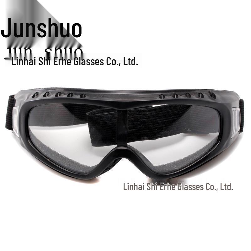 Unisex Outdoor Radsport Sportbrille - Staubdicht, Stoßfest, Schutzbrille mit Schwamm für Ski oder Arbeitssicherheit