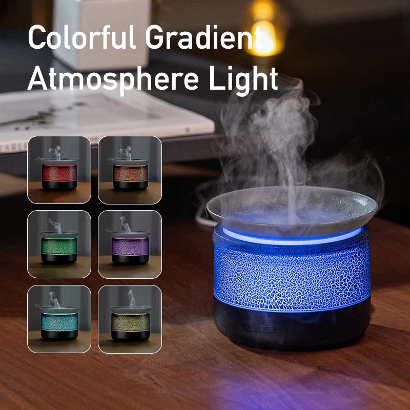 Type-C USB Aromatherapy Air Humidifier Mini Essential Oil Diffuser with Mood Lamp For Home Room Fragrance Aroma Diffuser Fogger