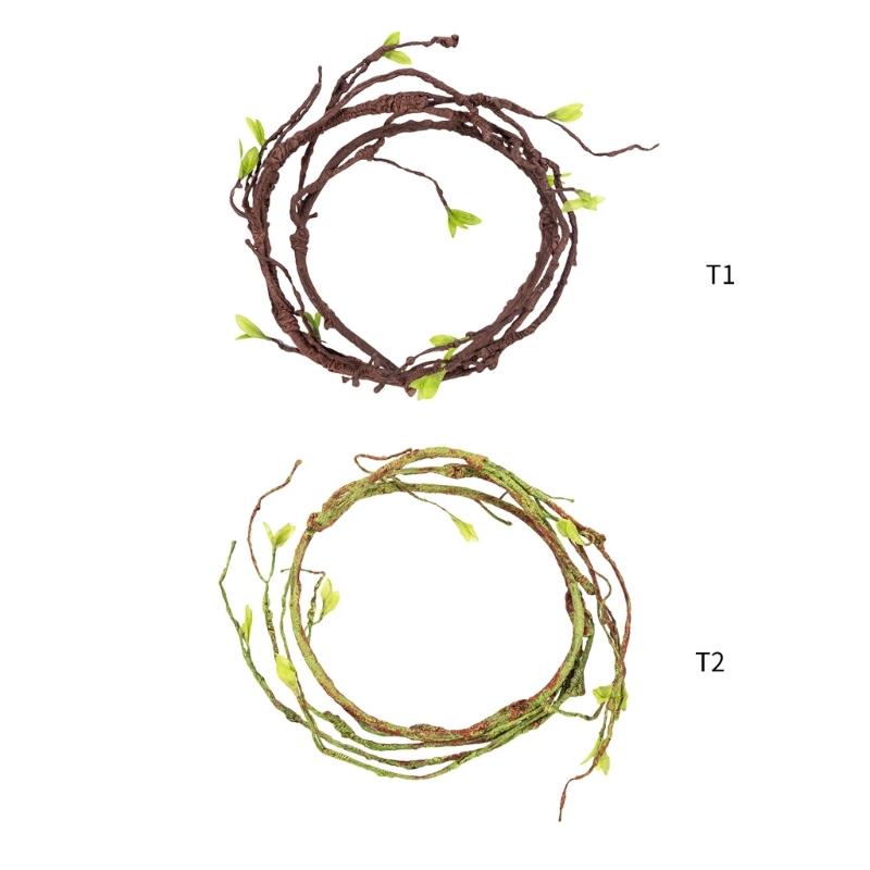 Life Like Artificial Vine Climbing Branch For Terrariums Decors Reptiles Habitat Vine Easy To Clean Water Resistant