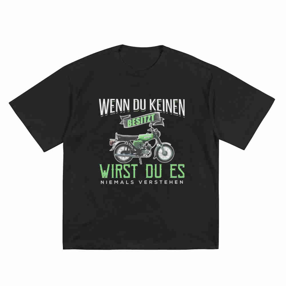 Simson-S51 Motorrad Vintage Retro Logo Kurzarm T-Shirt 100% Baumwolle T-Shirt