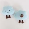 New Creative Cute Cartoon Cloud Pin Brooch Bag Clothes Lapel Pin Jacket Dream Badge Plush Brooch Jewelry Gift for Kids Girls