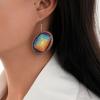 Eco-Friendly Wooden Earrings Fashion Personality Love Cross Mushroom Girl Geometric Earrings Earrings