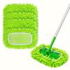 4 ks omyvatelných mopových podložek z mikrovlákna, opakovaně použitelné čisticí utěrky, super absorpční tkané náhradní podložky na mop, vhodné pro suché i mokré použití