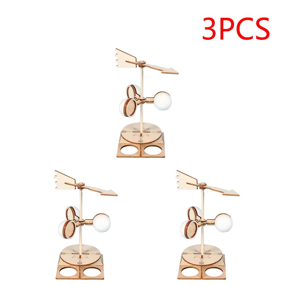 Kids Children Wind Vane Model Kit DIY Direction Experiment Kit Student School Technology Scientific Educational Toys