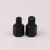 2Pcs Motorcycle Rearview Mirrors Conversion Black Mirror Adapters M10 10Mm M8 8Mm Bolt Clockwise Anti-Clock Right Left Thread