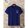 A Funny Smile Face That Is About To Melt Printed Tshirt Men Fashion Oversize T-Shirt Summer  Clothes Loose Casual Tees