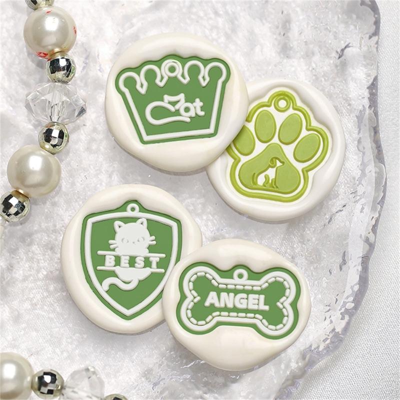 Cats Sealing Wax Stamp Pets Series Wax Seal Stamp Brass Head Dog Paws Seal Stamp for Scrapbooking Invitations Decoration