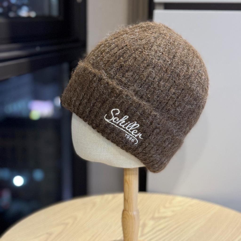 Korean Style Large Head Circumference Knitted Hat for Women in Winter Loose Ear Protection Face Small Warm Thick Wool Hat Cold Protection Pile Hat