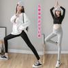 Real Shot Maternity Pants Spring and Autumn Thin Outer Leggings Low Waist Cross Support Yoga Sports Nine-point Pants