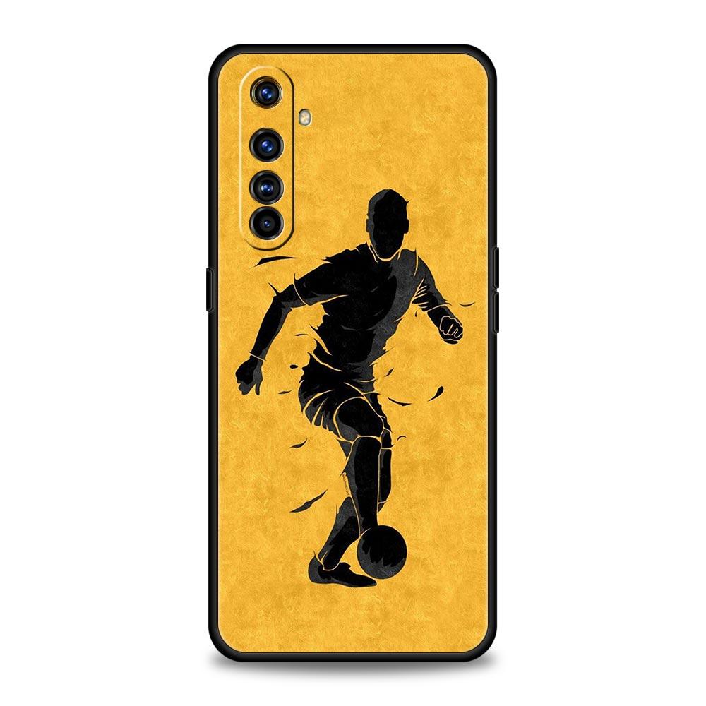 For Realme GT Neo 2 3 3T 5 Phone Case 12 11 5G 10 9 8 5G 7 6 GT5 GT3 GT2 Pro C21 C11 C25 C35 Cover Football Passion Soccer Ball