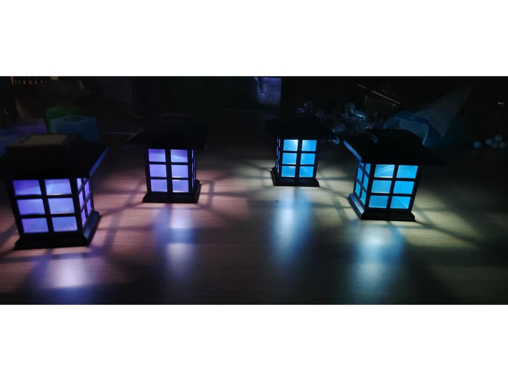 Retro Solar Lawn Lights – Automatic Dusk Activation for Outdoor Courtyard and Night Ambiance