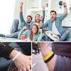 100PCS Blank Silicone Wristbands Elastic Universal Bracelets Rubber Wholesale Bracelet Bands Bulk