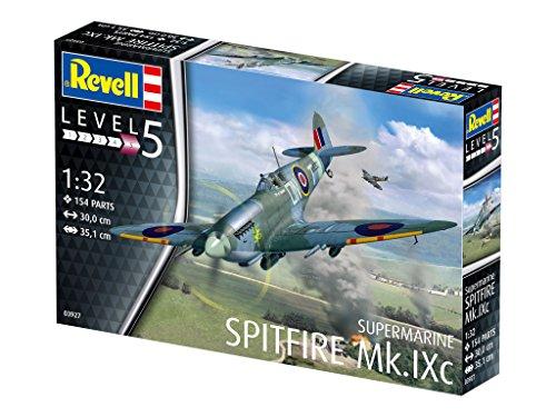 German Revell 1/32 Royal Air Force Spitfire MK.9C Plastic Model 03927