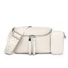 Two In One Women Vintage Underarm Bags  Cowhide Leather Shoulder Bag Multipocket Adjustable Strap Female Commute Daily Bags