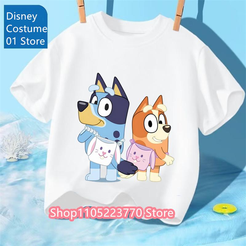 Cartoon Kids T-Shirt Short Sleeve Print Comfortable for Boys and Girls Daily Use
