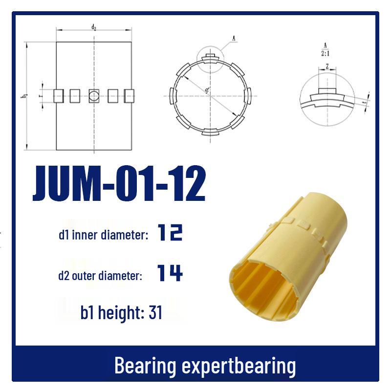 Igus JUM-01-25 Self-Lubricating Plastic Linear Bearing Bushing