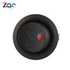 5pcs 12V LED Dot Light Car Switch Auto Boat Round Rocker 3Pin ON/OFF Toggle SPST Switch 4 Colors Blue Yellow Red Green