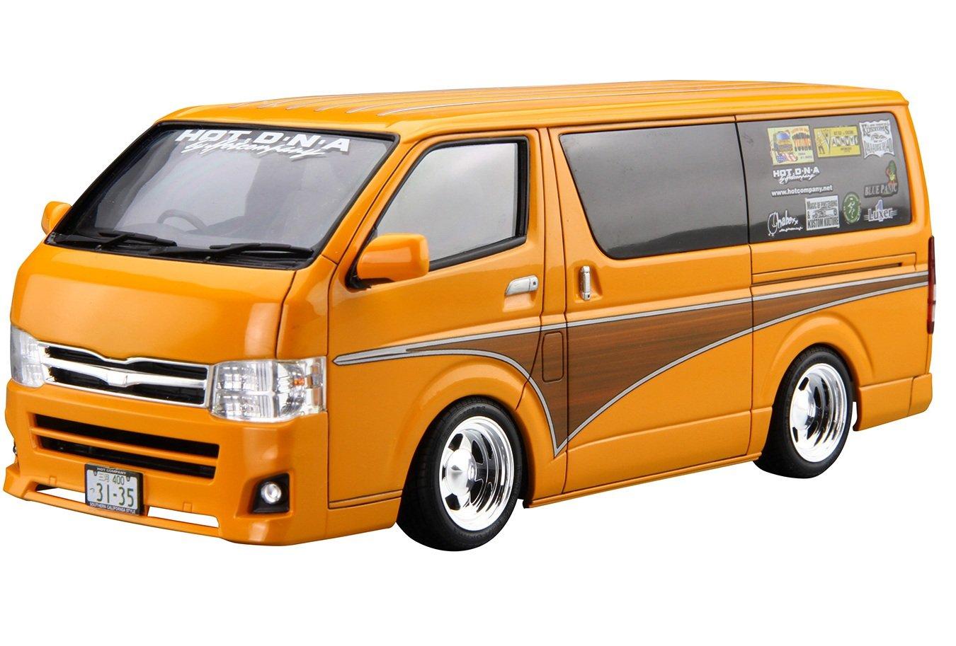 

Aoshima Bunka Kyozai Серия Тюнингованные Автомобили 11 Toyota Hot Company TRH200V Hiace 2012 Пластиковый Модельный Набор ООО. 1/24 Нет.