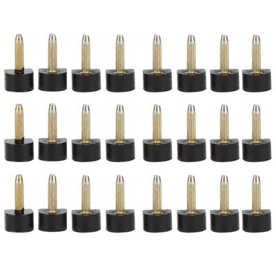 24pcs High Heel Replacement Tips Non Slip Shoes Repair Heel Dowels Protector (10 * 10mm)