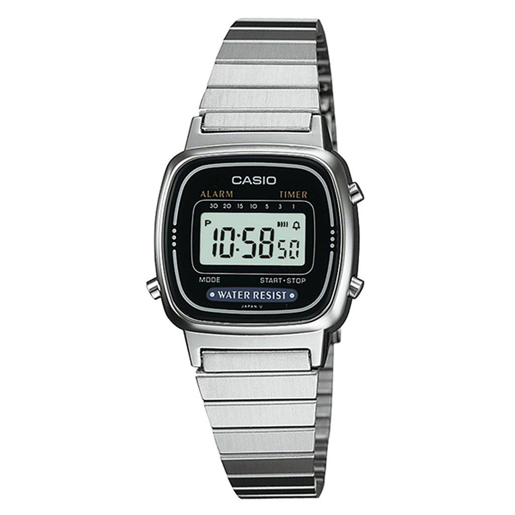 

Back Order CASIO Watch Digital Display Rectangle Calendar Chipkashi Ladies Watch LA670WA-1 [Item]