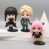 Anime SPY×FAMILY Anya Anime Action Figure Model Gifts Collectible Figurines for Kids 10CM 6 Pieces In A Set