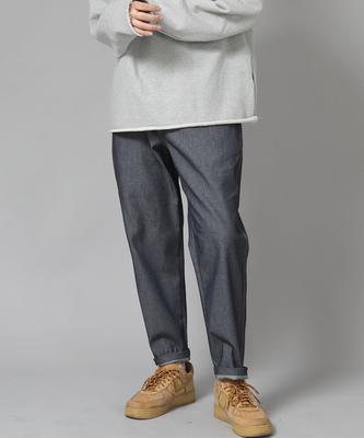 Seinteukeulu Bridgefill Elastic Waist Pants Bwd-324 Light Indigo Denim Brs