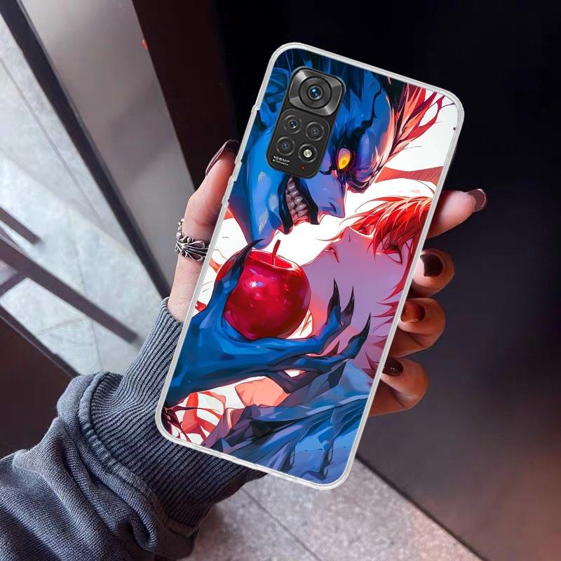 Coque de téléphone N-Note D-Death Yagami Light Pour Xiaomi Redmi Note 10 11 12 13 14 15 Pro Plus 11S 12S 14S 11T 11E 10S Dos Souple en TPU