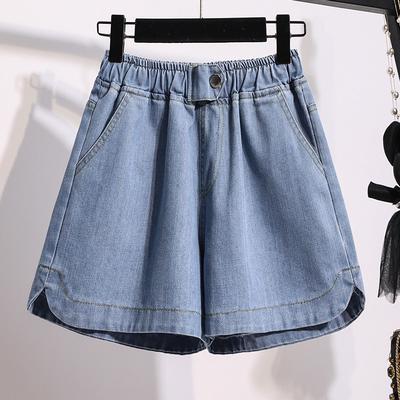 Loose Wide Leg Pants High Waisted Jeans Thin Shorts  Women
