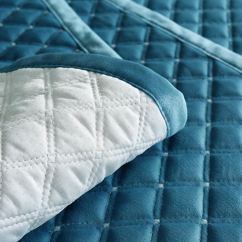 Solid Color Non-slip Sofa Cover Thicken Soft Plush Sofa Cushion Towel for Living Room Furniture Decor Slipcovers Couch Covers