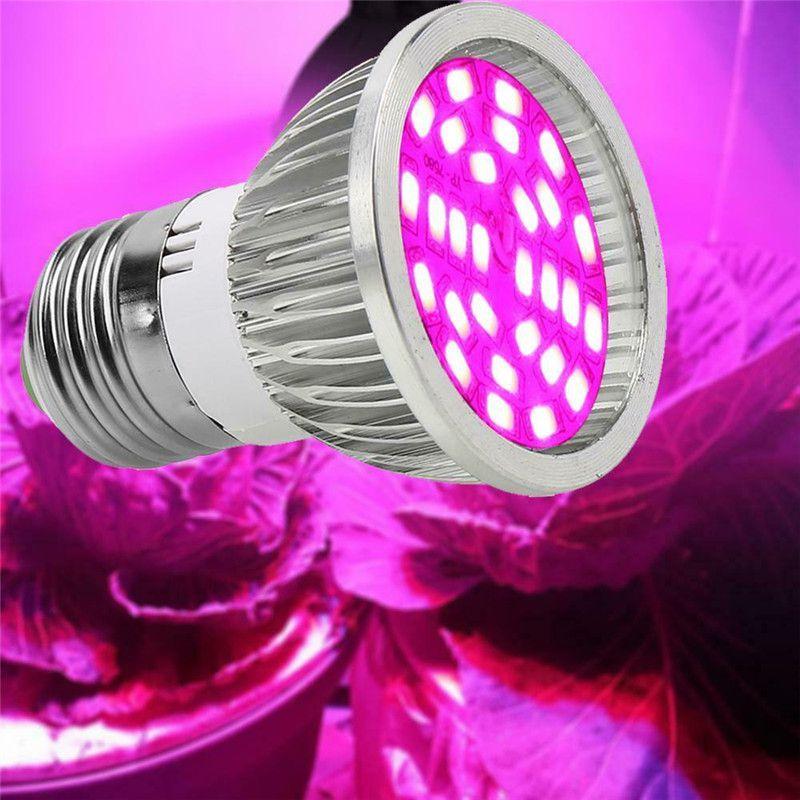 Advanced Full Spectrum 28leds Growing Lamp With Uv Light Perfect For All Plant Stages E27 Gu10 E14