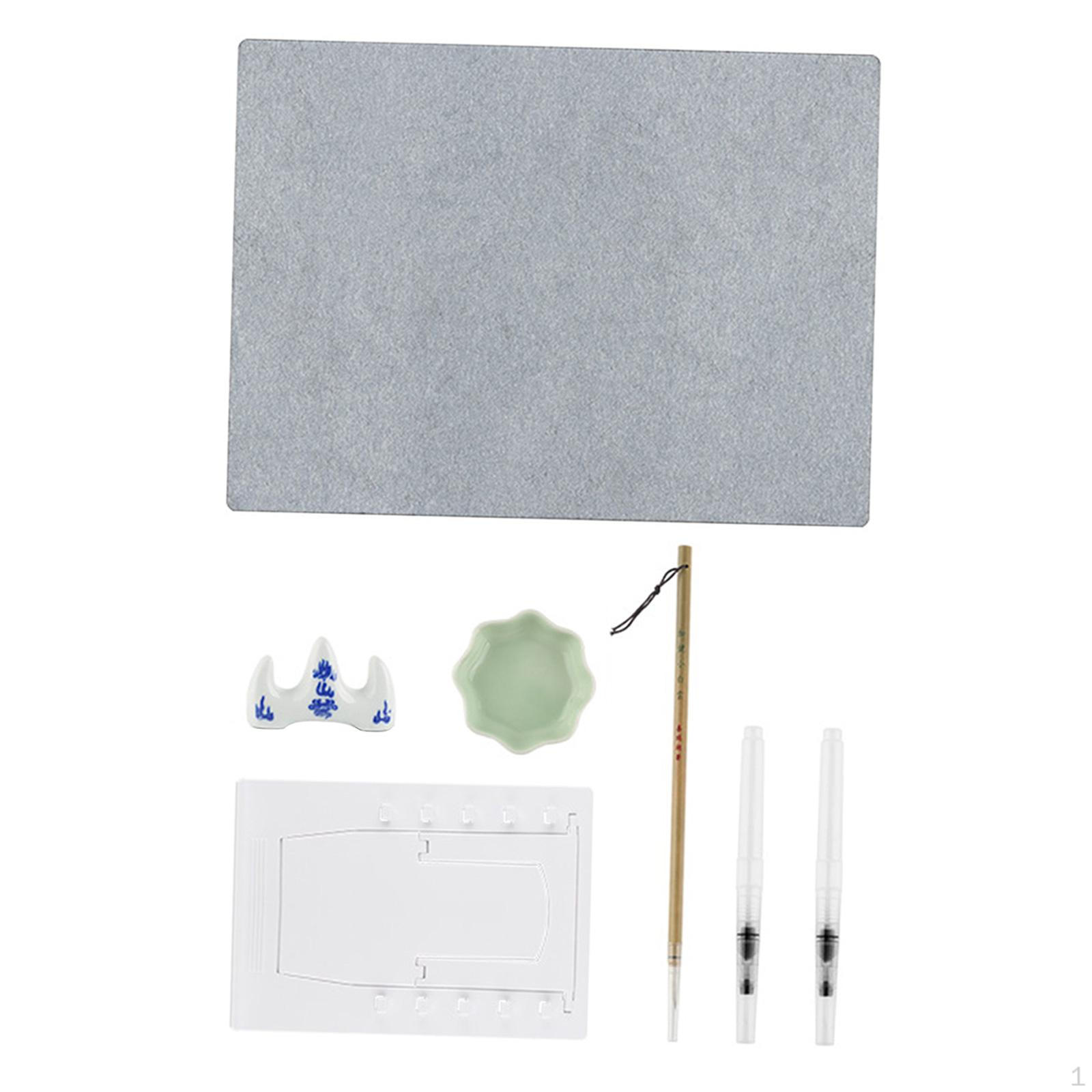 

Набор китайской каллиграфии, ткань, бумага, инструмент для практики, письмо с водой A4