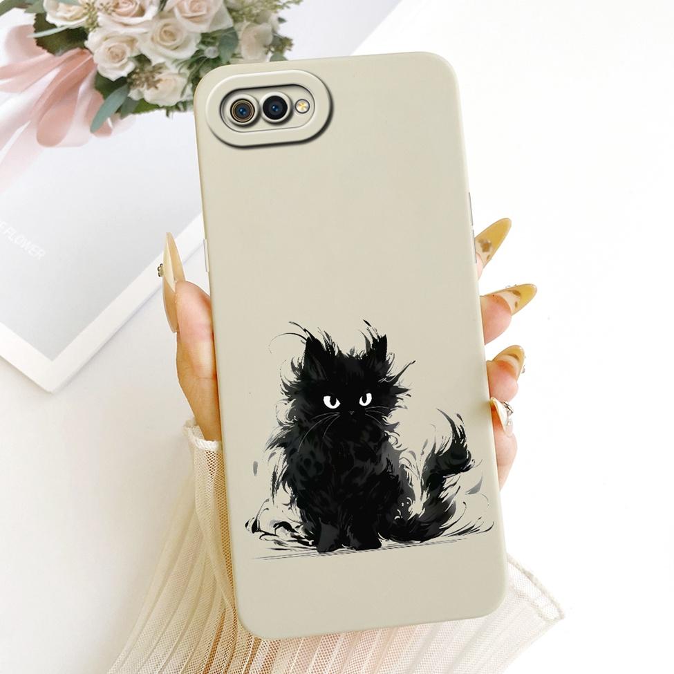 For Realme C2 Case Cover Silicone Luxury Fashion Cool Kawaii Cute Painted Phone Casing RMX1941 RMX1945 RMX1943