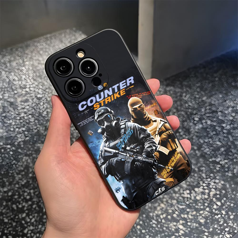 

Игровой чехол для телефона C-Counter-Strike CS2 Для 15 Pro Max Iphone 14 16 Pro Max 12 15 Plus 13 Pro 11 Xr X Xs 8 7 Plus Силиконовая крышка iPhone13 Pro