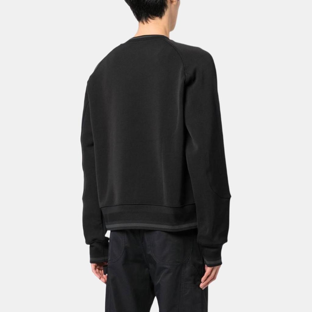 Y-3 Sweatshirts Men's Black Crew Neck Moderate Regular HM5036