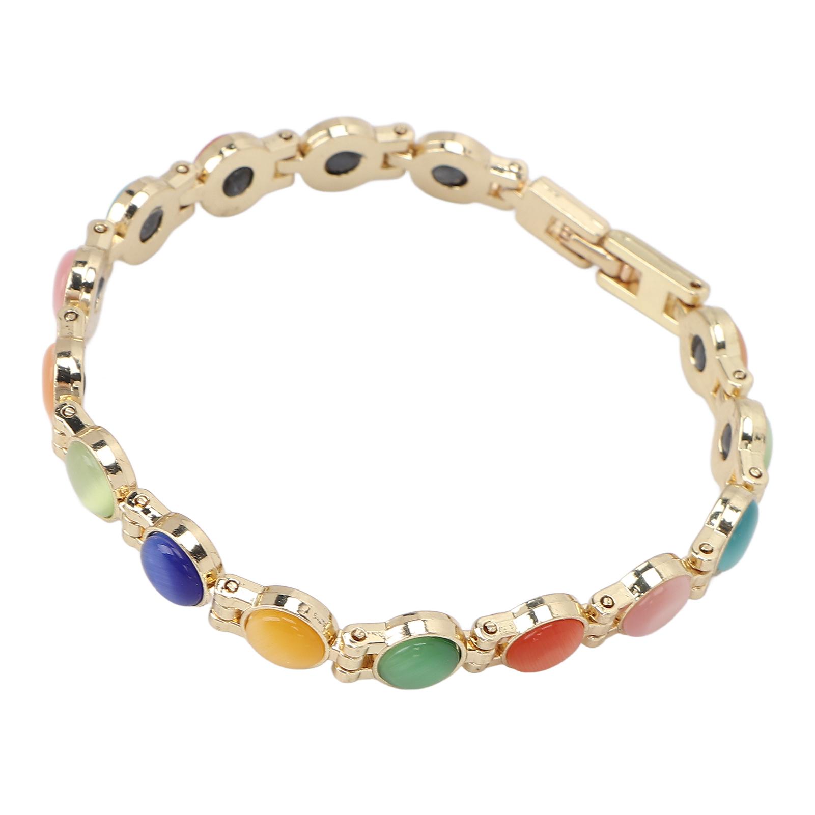 Магнитный Браслет из Титановой Стали Женский Модный Изысканный Облегчение Боли Магнитотерапевтический БраслетЦвет