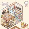20 In 1 Landscape Sticker Book Capybara Cabin Scene Decorative Decals  Student