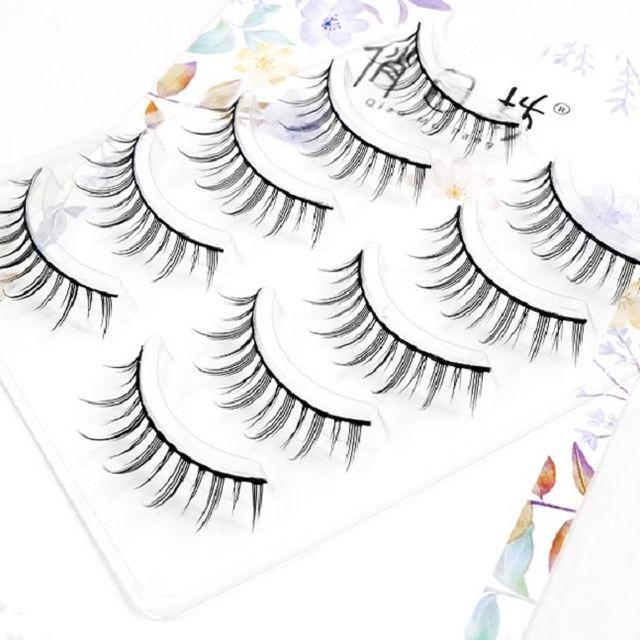SIDIT - Накладные ресницы 5 Pairs - Black - 0.1cm