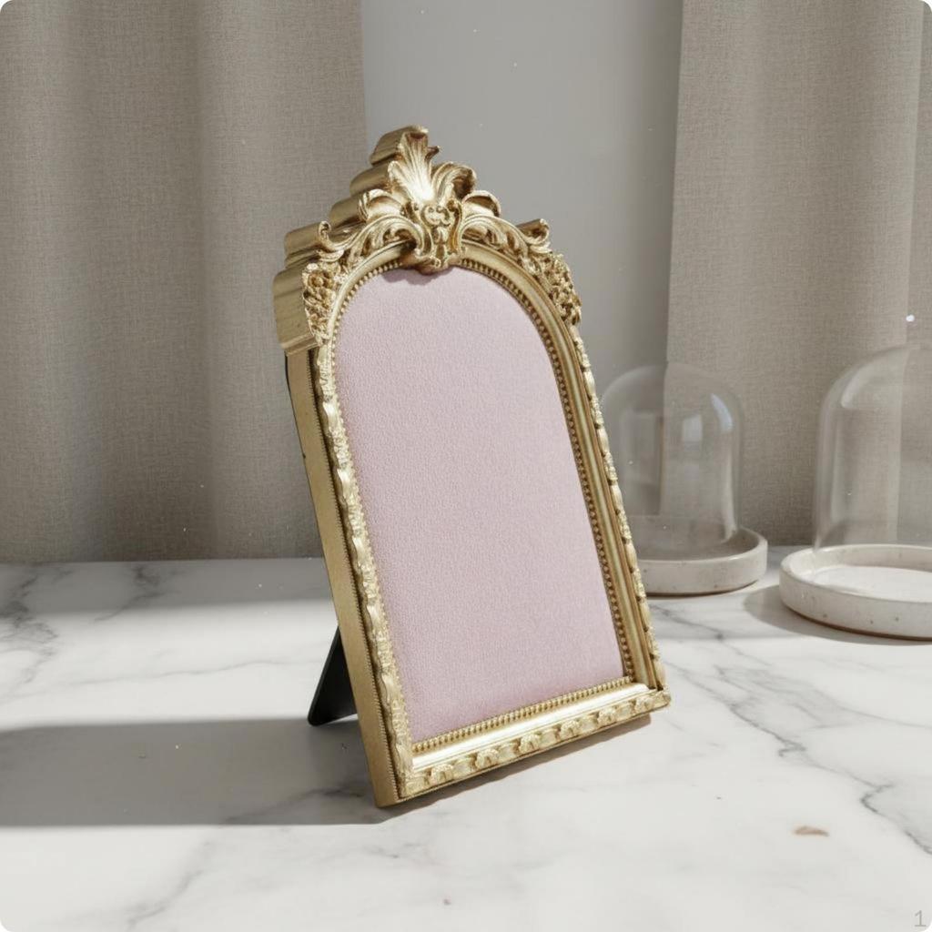 Jewelry Display Frame Antique Vintage Arched Earring Holder for Photography