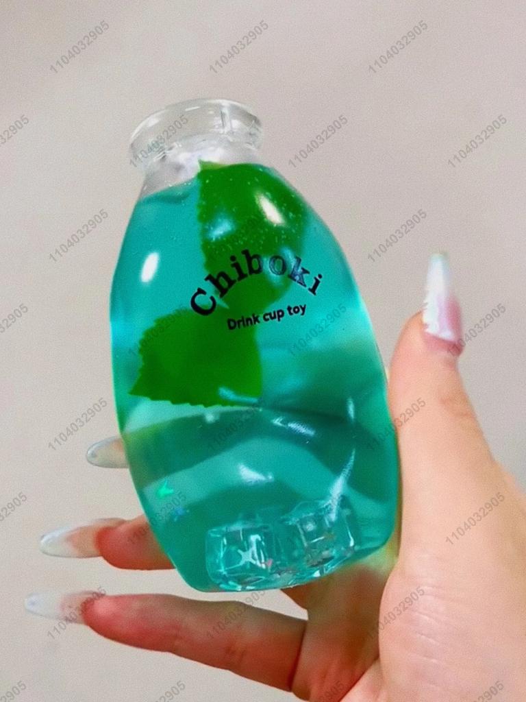 Pallina Anti-Stress a Forma di Panino alla Menta, Pallina Antistress Non Rimbalzante, Giocattolo Fidget, Giocattolo Sensoriale ASMR, Sollievo dallo Stress per Bambini e Adulti, Esercizio per le Mani