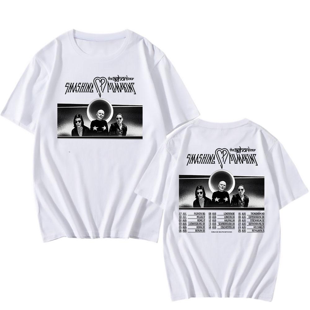 The Aghori Tour  2025 New Tshirts The Smashing Pumpkins Print T-shirt Alternative Rock Band Hip Hop T Shirt Cotton Mens Tees Top