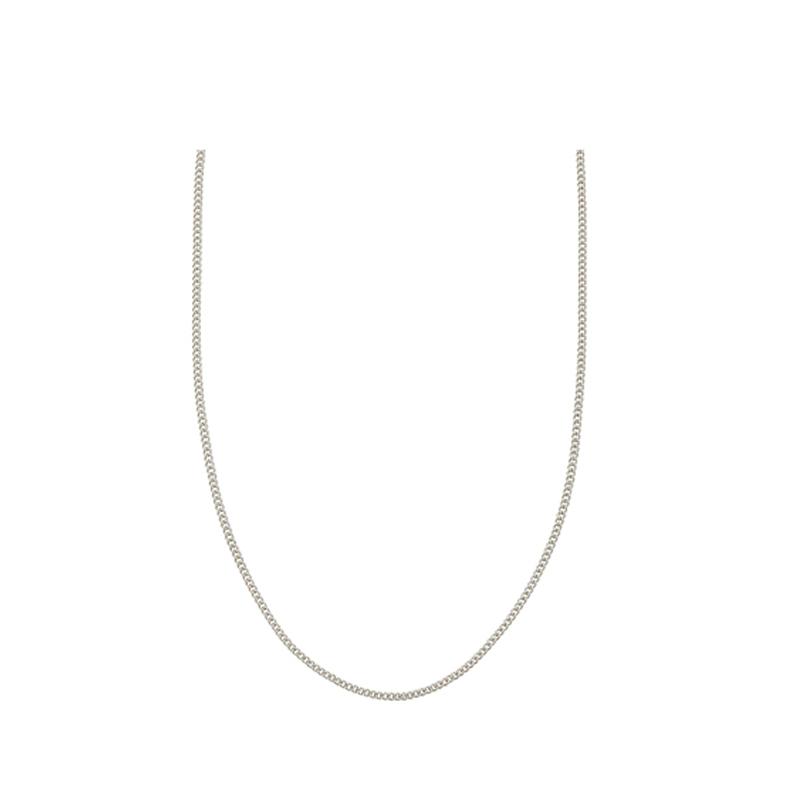 Tirrlirr Memoria Loop Chain S Silver White Necklace Tnssvw13904M