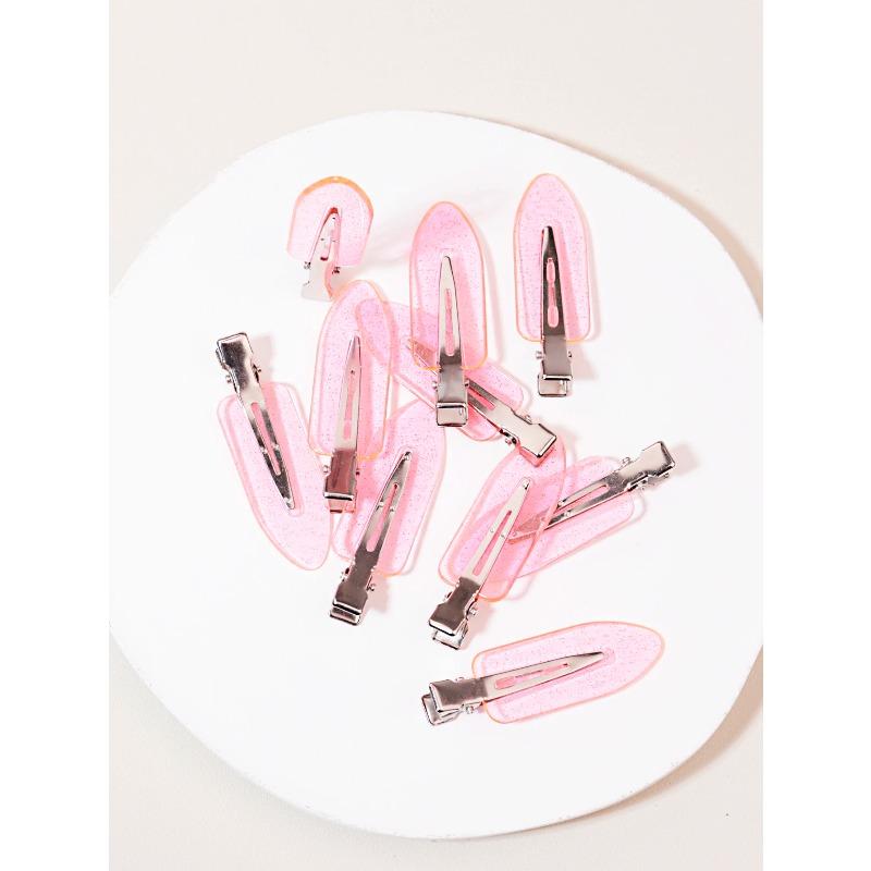 

10 шт. бесшовные модные прозрачные заколки для волос для девочек, аксессуары для макияжа лица, заколки для укладки волос. Специально для париков из натуральных волос